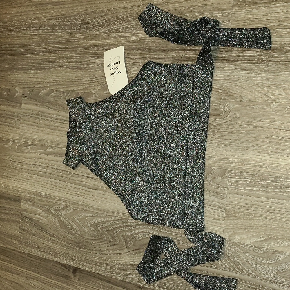 Sparkly Crop Top - S